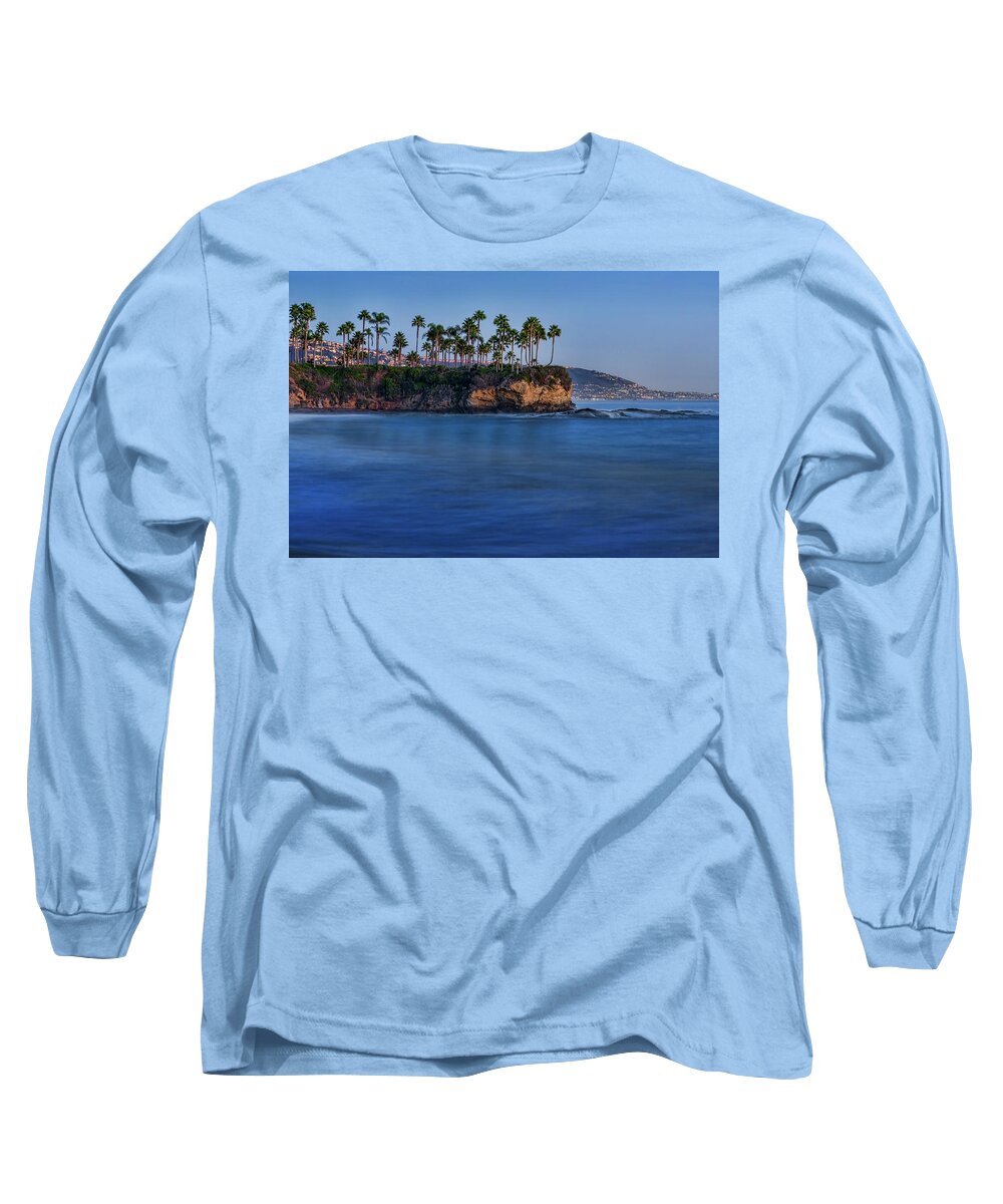 Twin Points Long Sleeve T-Shirt featuring the photograph Twin Points at Dusk by Kelley King