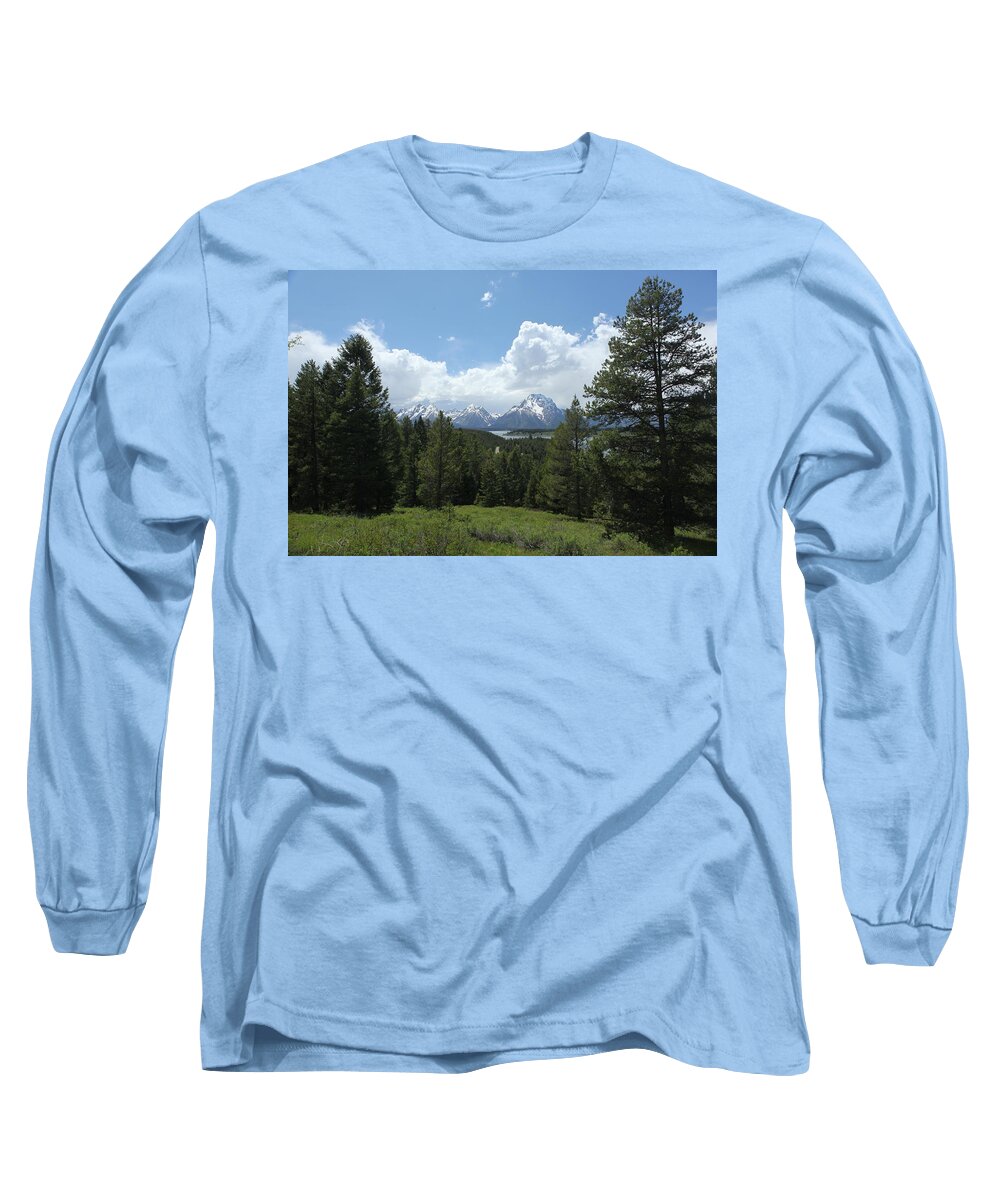 Landscape Long Sleeve T-Shirt featuring the photograph Wyoming 6500 by Michael Fryd