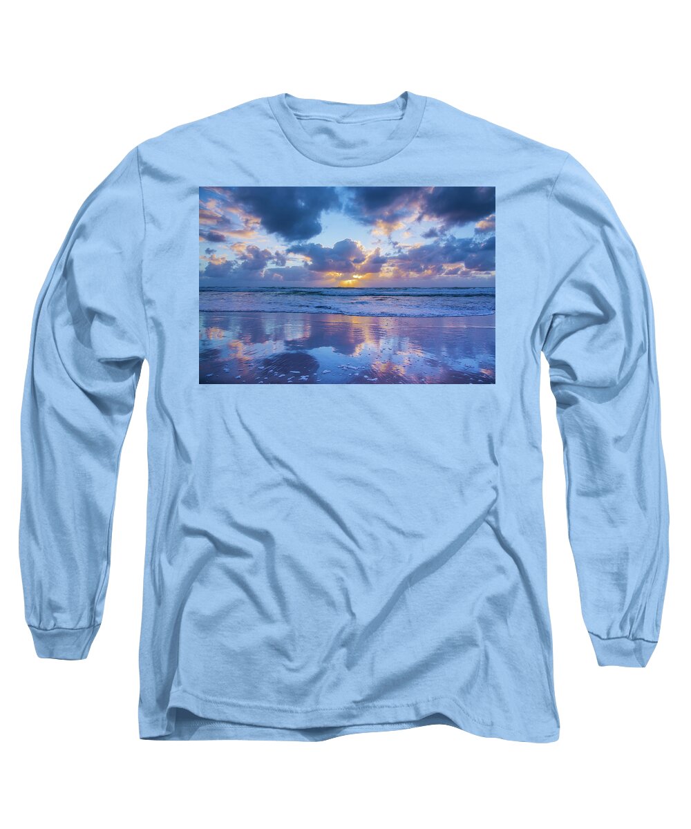 Seascape Photography Long Sleeve T-Shirt featuring the photograph Magical Morning by Az Jackson