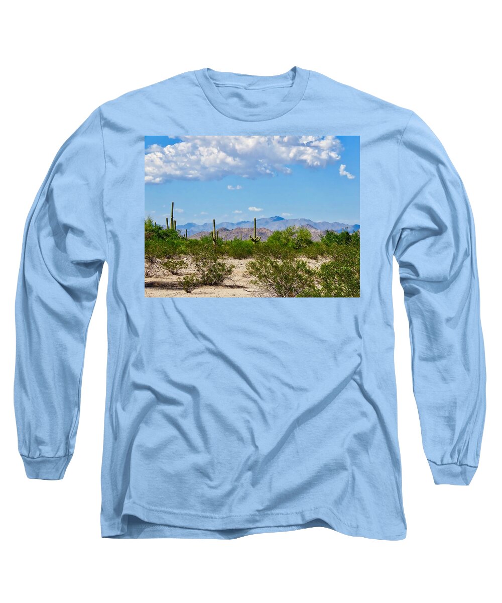 Arizona Long Sleeve T-Shirt featuring the photograph Arizona Desert Hidden Valley by Judy Kennedy