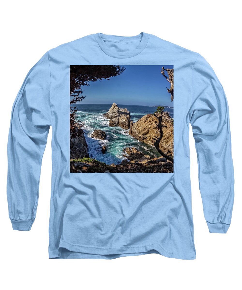 Big Sur Outlook Long Sleeve T-Shirt featuring the photograph Big_sur_outlook by Chris Spencer