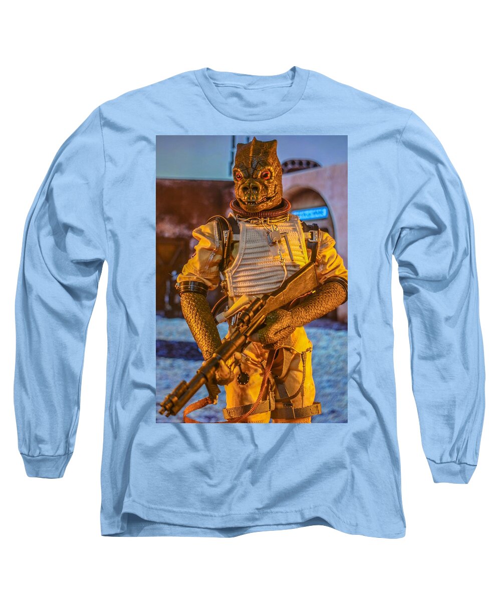 Bossk Long Sleeve T-Shirt featuring the digital art Like a Bossk by Jeremy Guerin