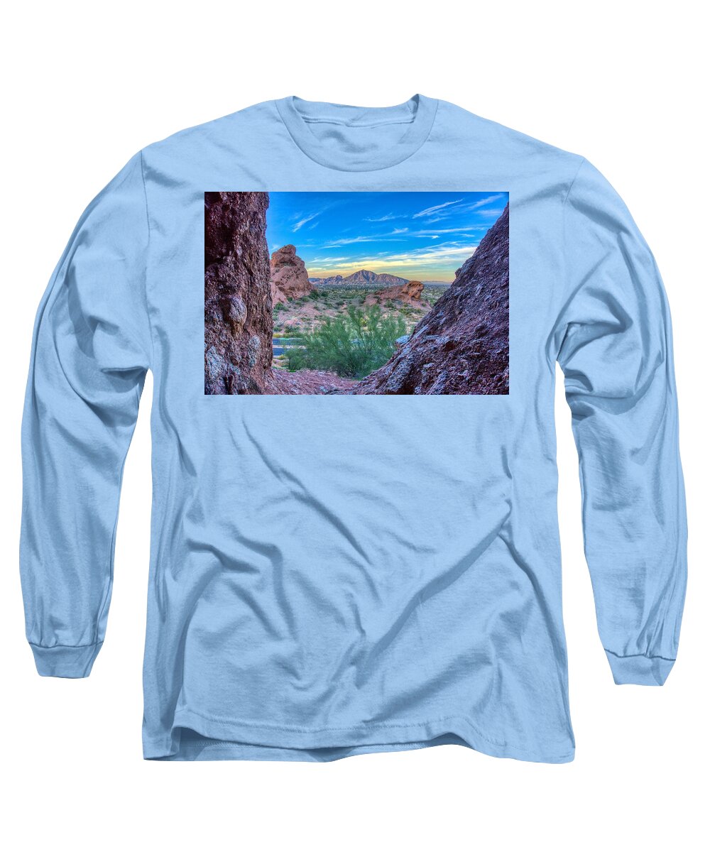 Sunsets Long Sleeve T-Shirt featuring the photograph Desert Paradise by Anthony Giammarino