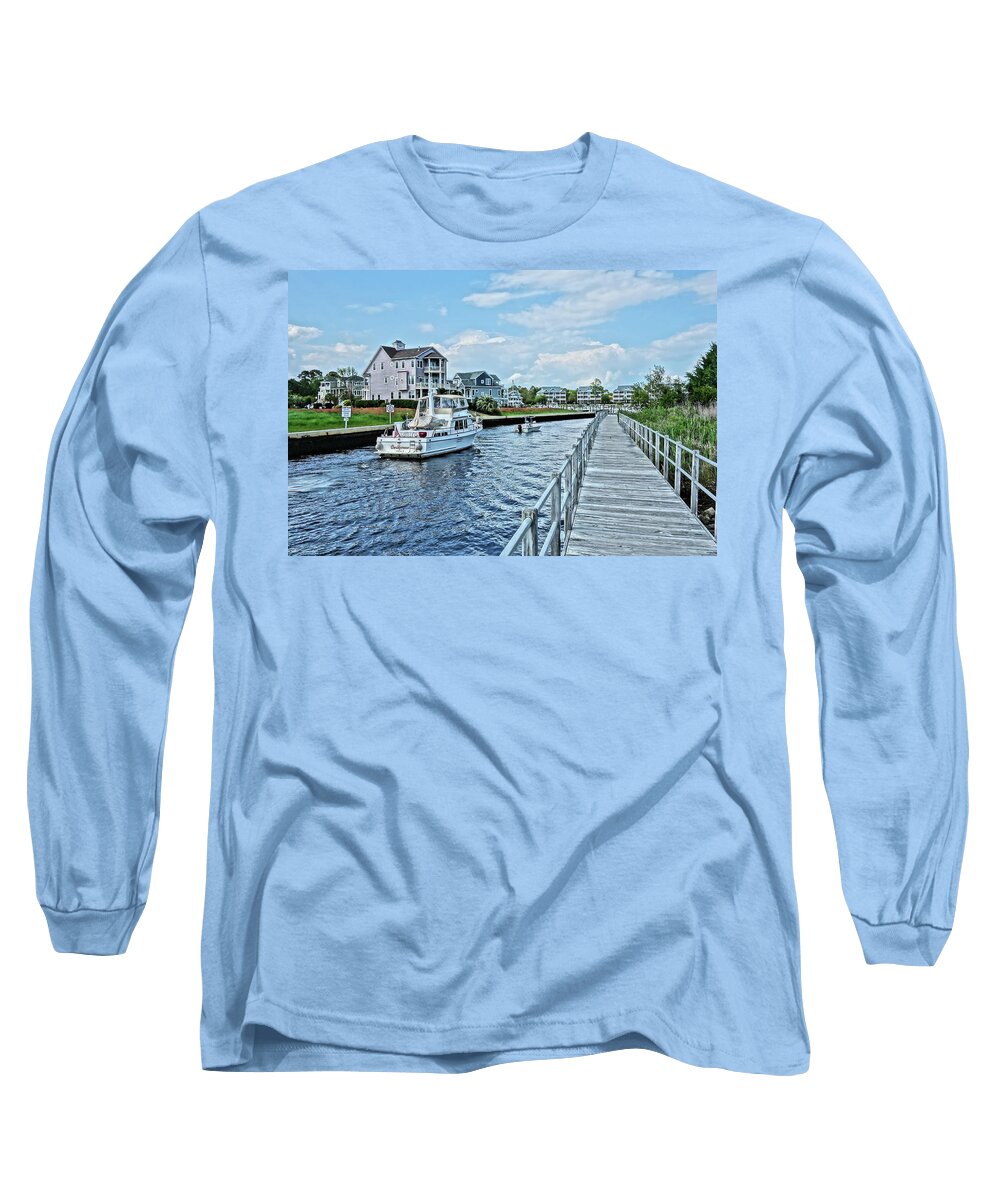 Marina Long Sleeve T-Shirt featuring the photograph Entering St. James by Don Margulis