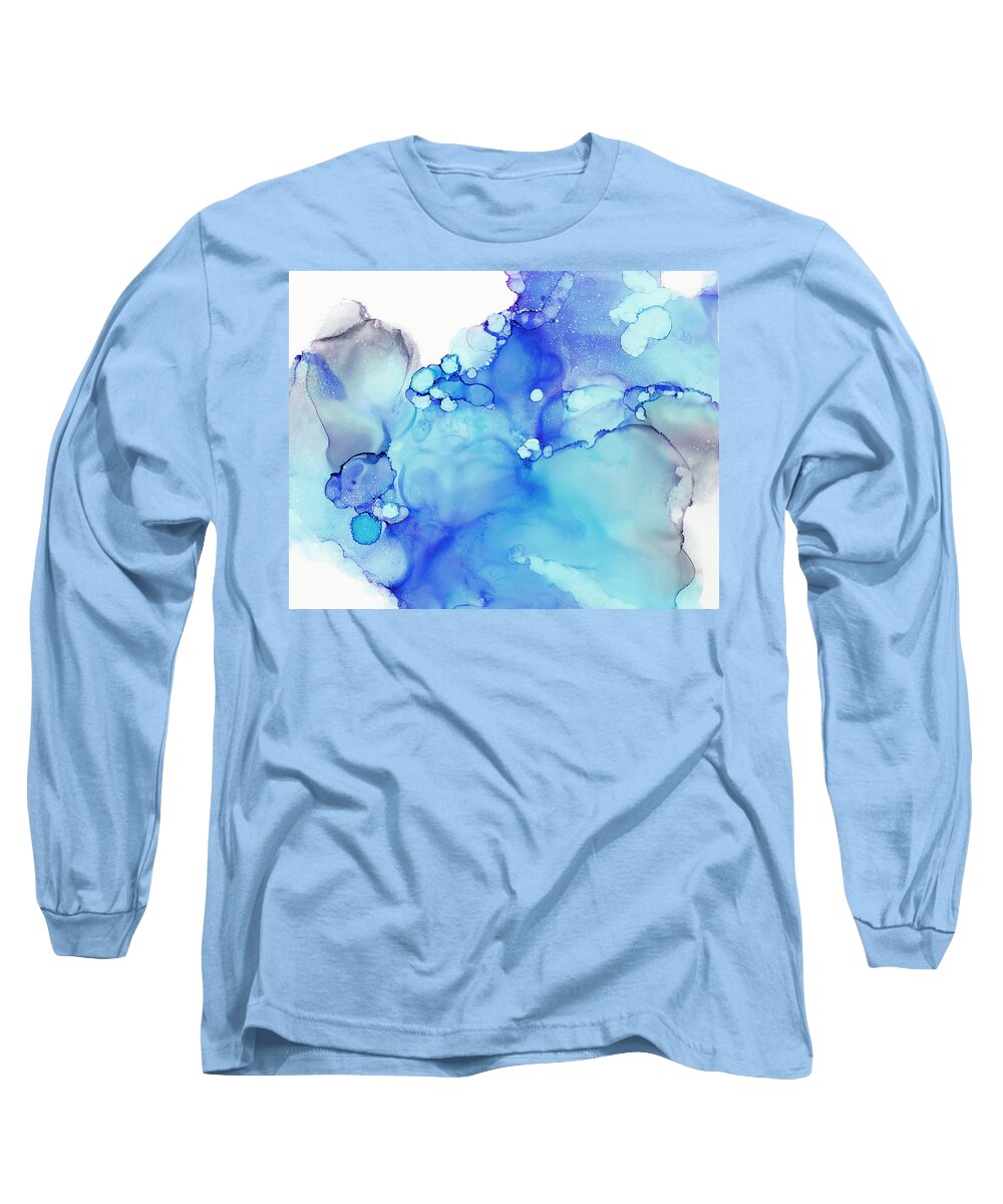 Organic Long Sleeve T-Shirt featuring the painting Karma by Tamara Nelson