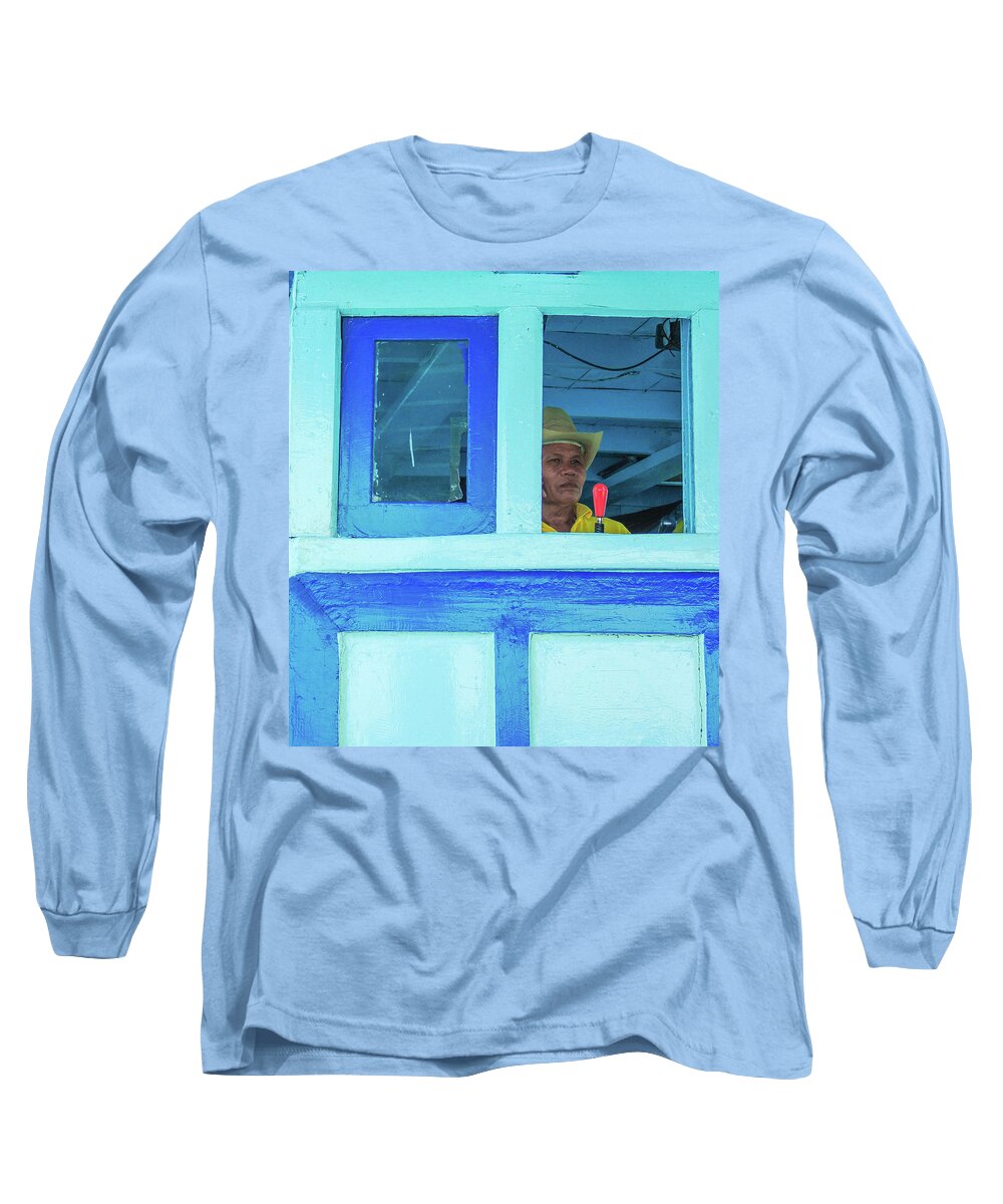 Asian Long Sleeve T-Shirt featuring the photograph Ready to go into warp drive by Jeremy Holton