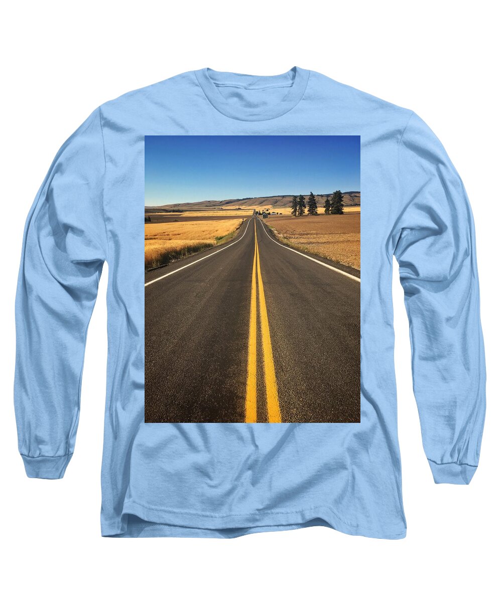 Road Long Sleeve T-Shirt featuring the photograph Road Trip by Jerry Abbott