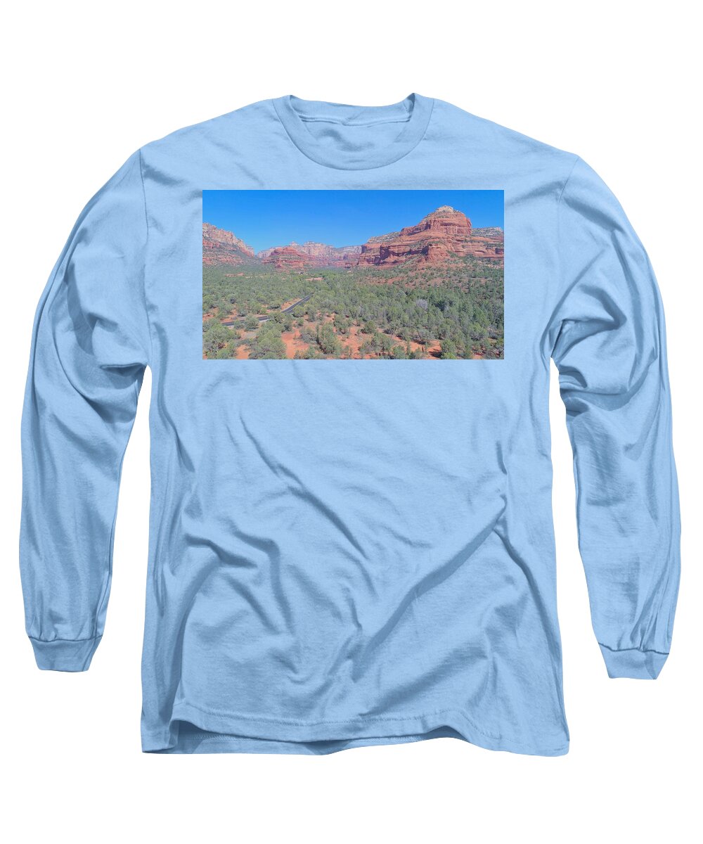 Sedona Long Sleeve T-Shirt featuring the photograph S E D O N A by Anthony Giammarino