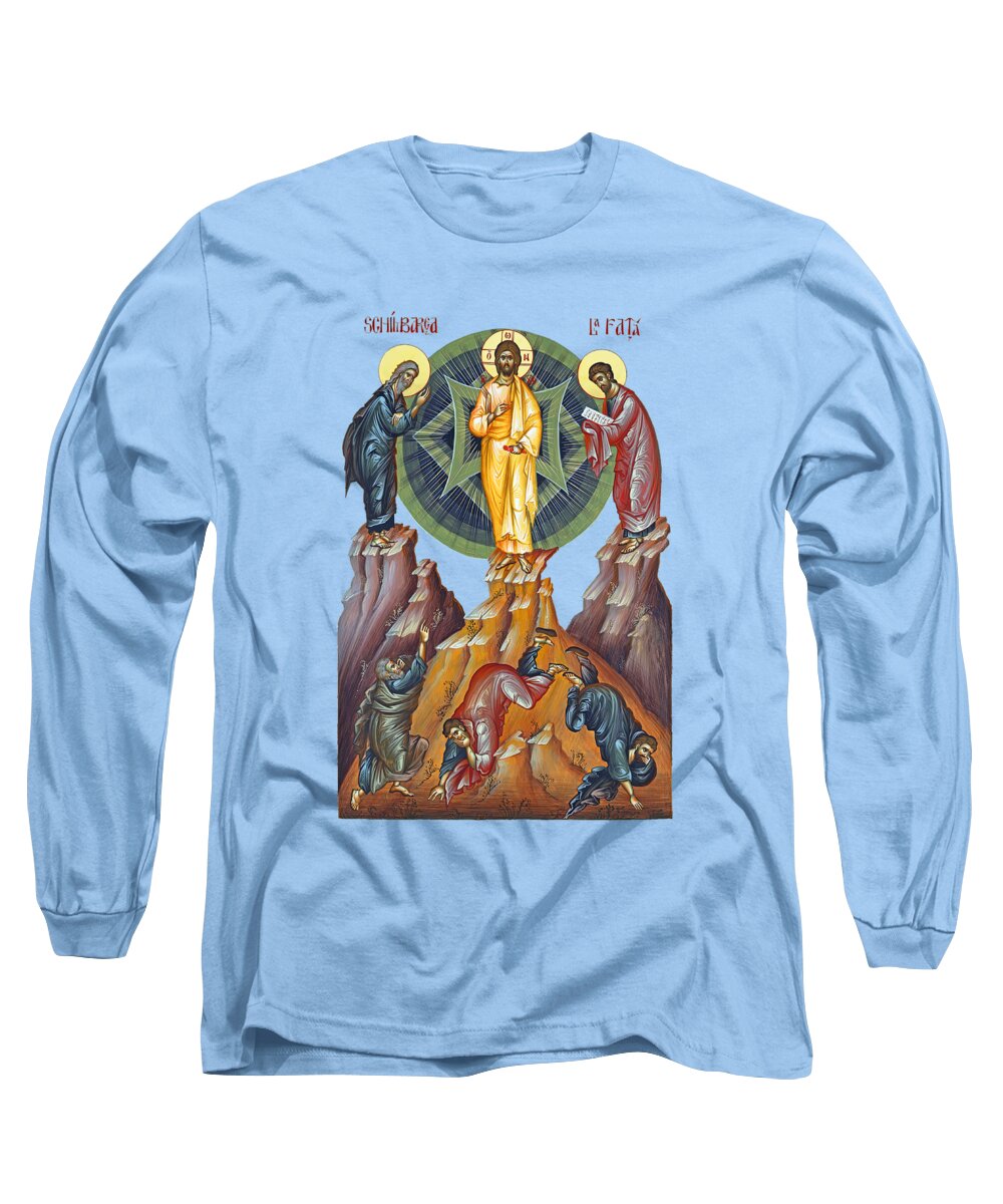Aqua Long Sleeve T-Shirt featuring the photograph Bible Story in Aqua by Munir Alawi
