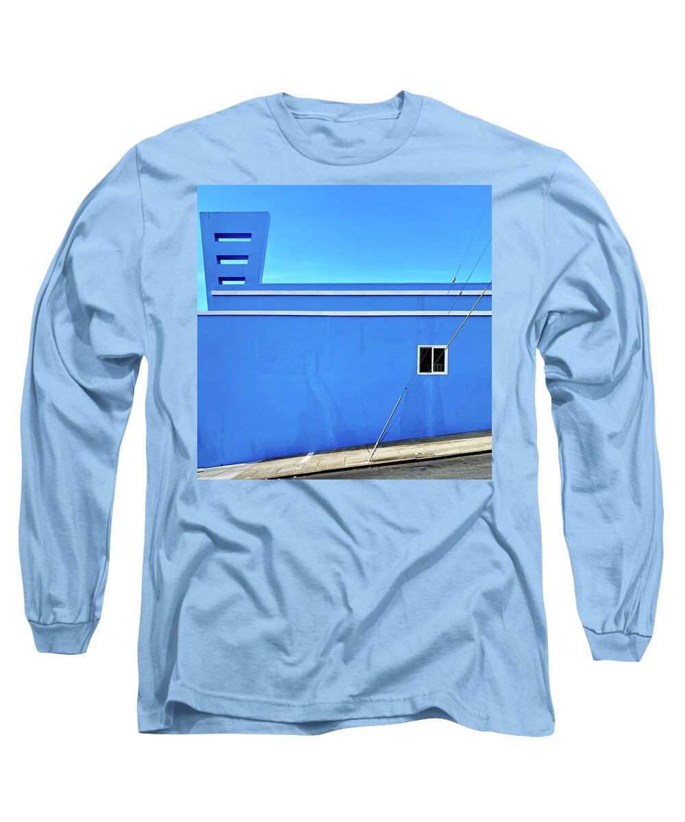  Long Sleeve T-Shirt featuring the photograph Blue On Blue by Julie Gebhardt