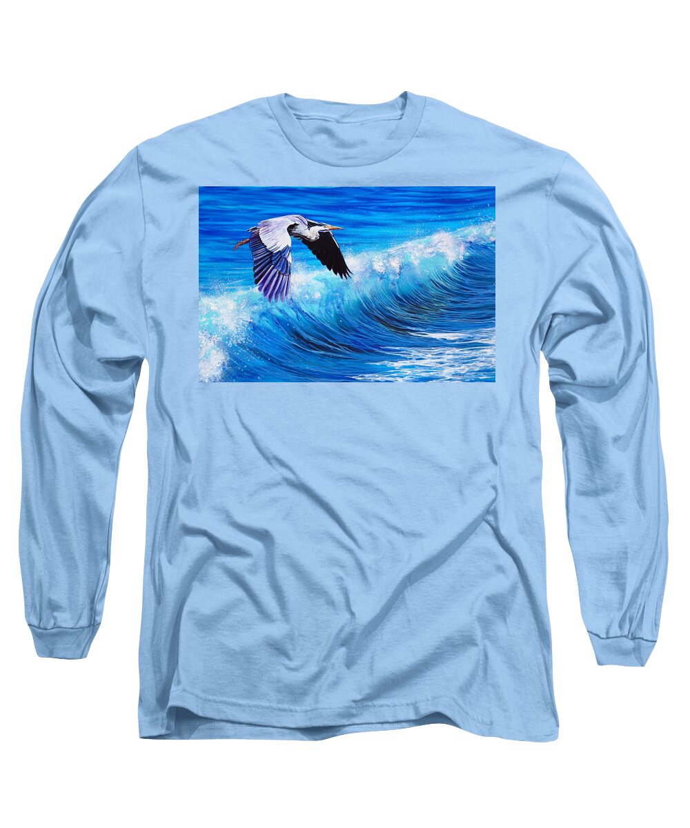 Bird Long Sleeve T-Shirt featuring the painting Change of Address by R J Marchand