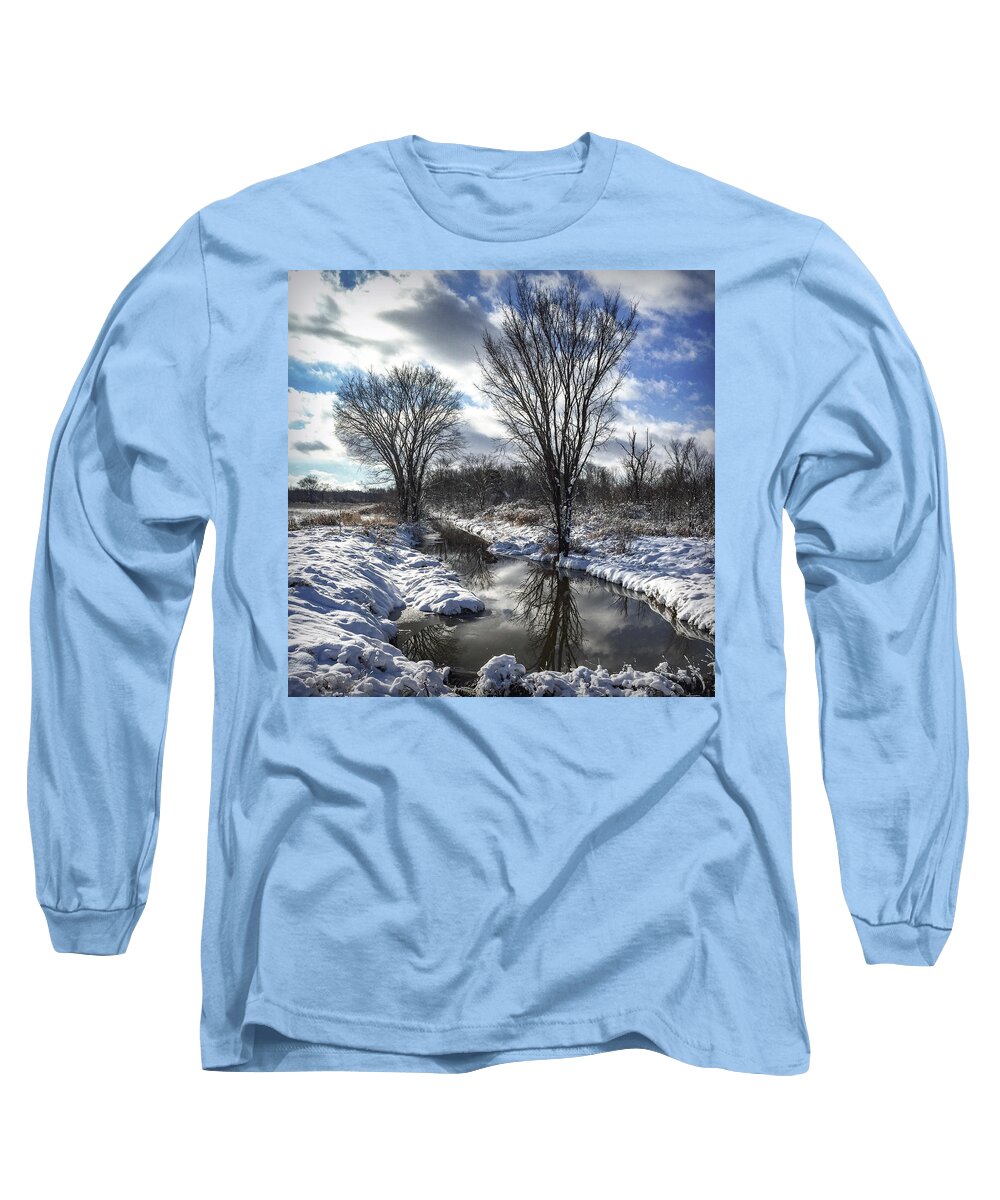 Washington County Long Sleeve T-Shirt featuring the photograph Early December by Kendall McKernon