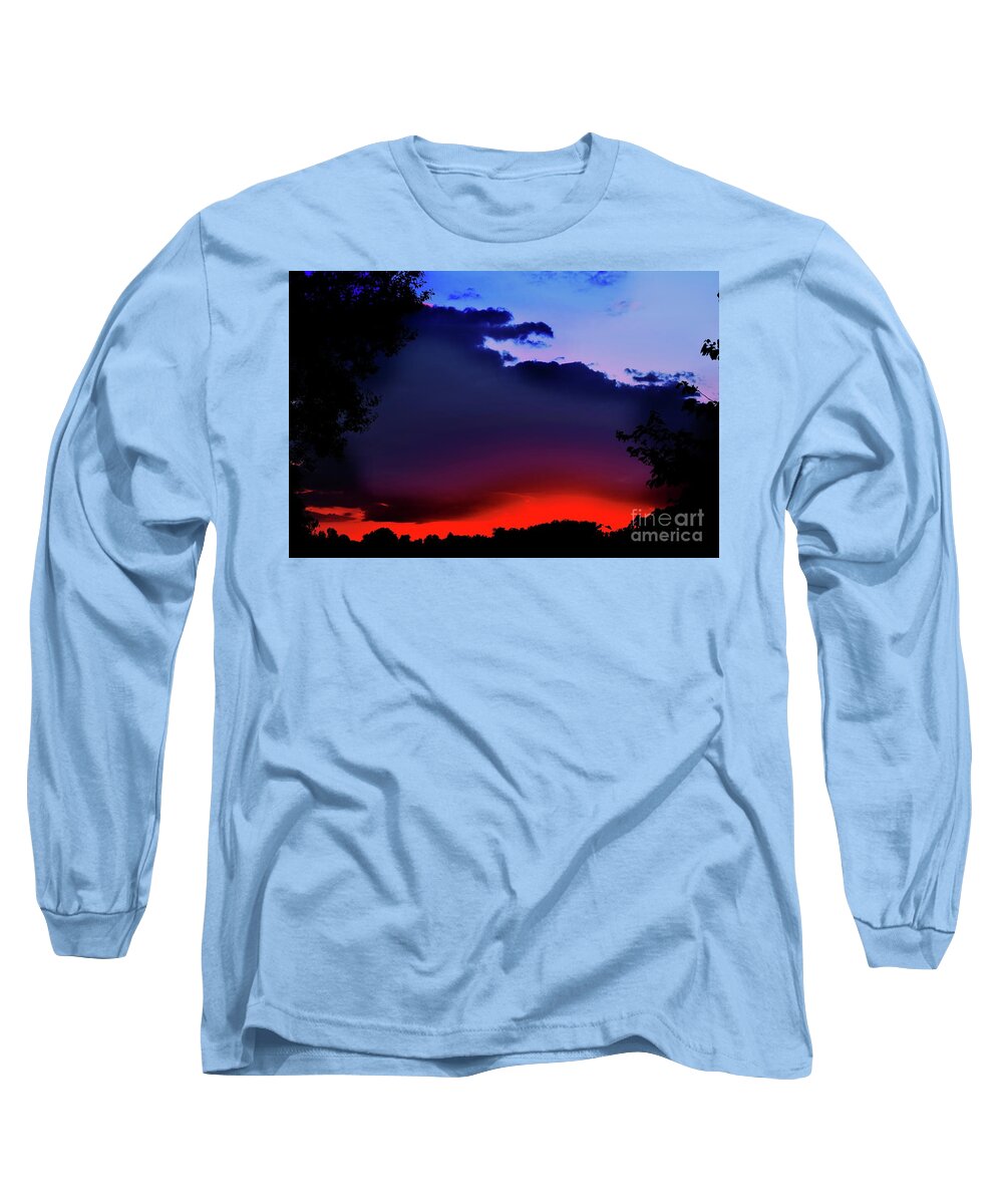 Nature Long Sleeve T-Shirt featuring the photograph Equivalents of Clouds 013 by Leonida Arte