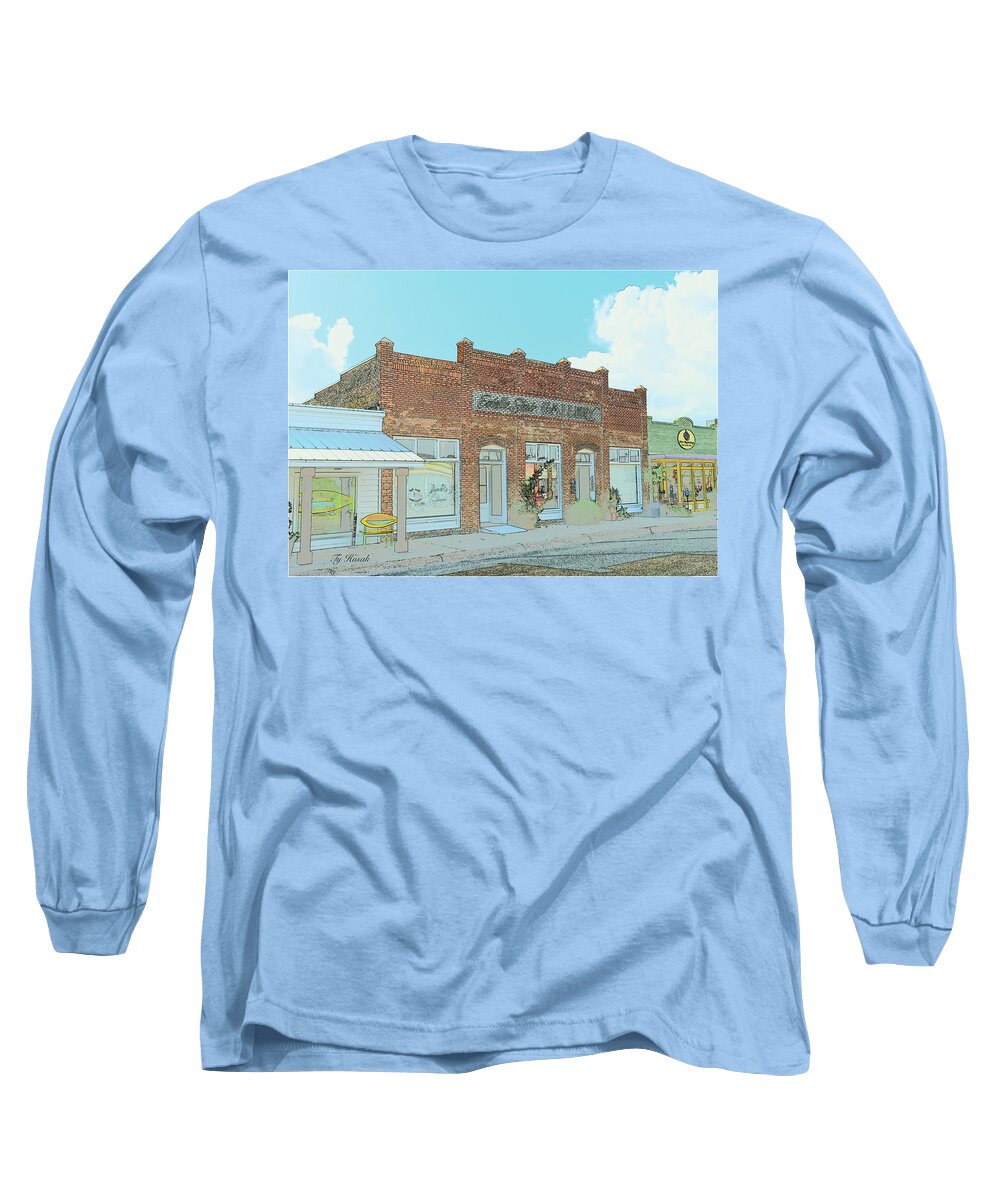 Rockport Long Sleeve T-Shirt featuring the photograph Estelle Stair Gallery by Ty Husak