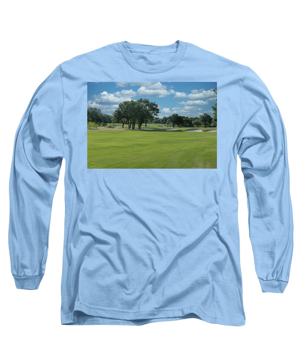 Cimarron Hills Long Sleeve T-Shirt featuring the photograph Hole #5 by John Johnson