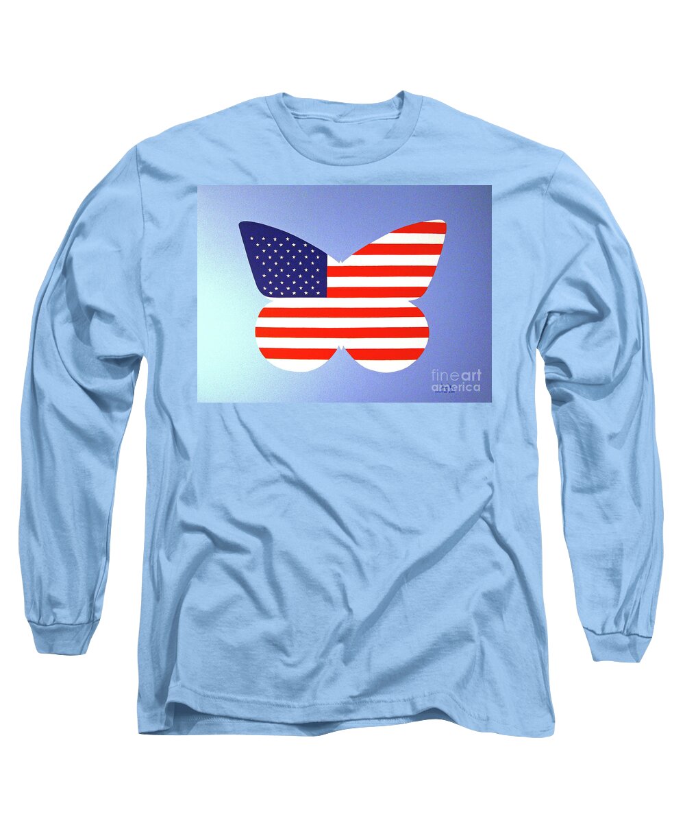 Barak Obama Long Sleeve T-Shirt featuring the painting Inauguration Day USA by Doug Miller