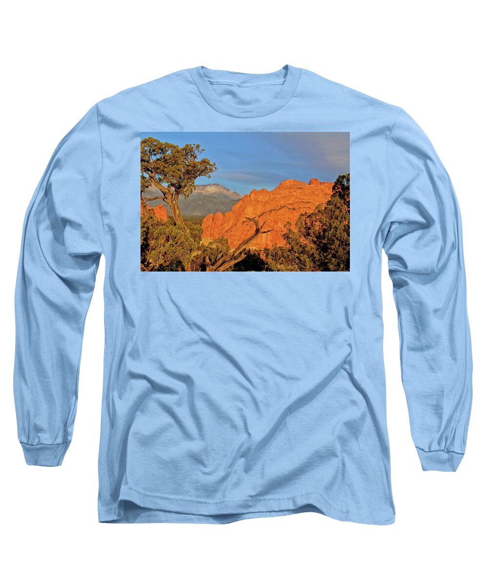 Kissing Camels Long Sleeve T-Shirt featuring the photograph Kissing Camels by Bob Falcone