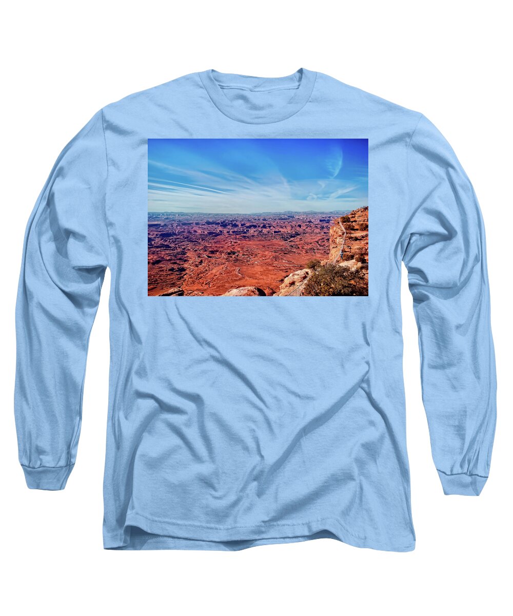 Moab Utah Long Sleeve T-Shirt featuring the photograph Moab by Cathy Anderson