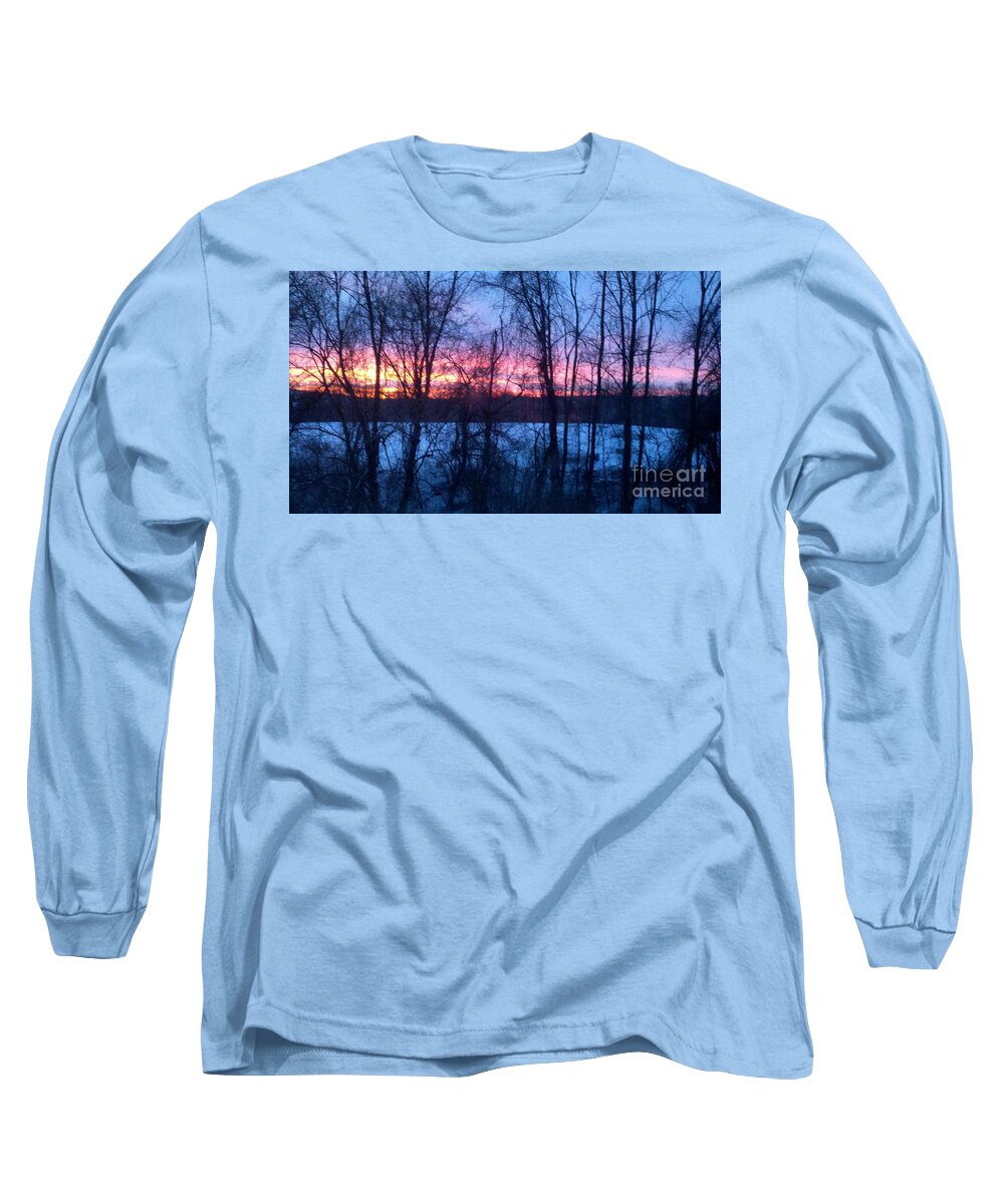  Long Sleeve T-Shirt featuring the painting Mother Earth's artwork by Margaret Welsh Willowsilk