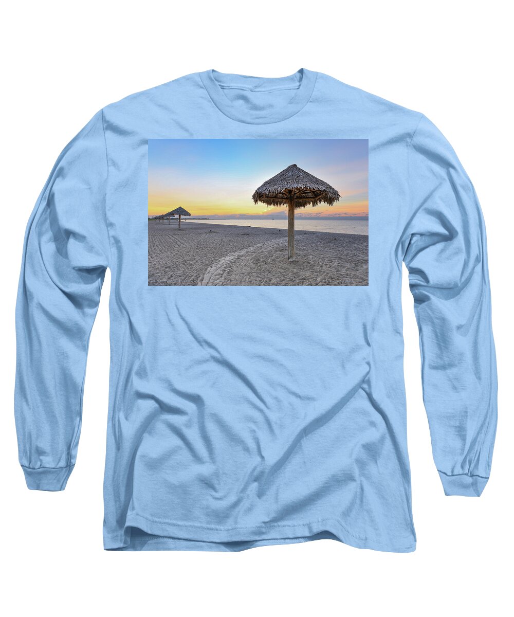 Beach Long Sleeve T-Shirt featuring the photograph Never Forgotten by Christopher Rice