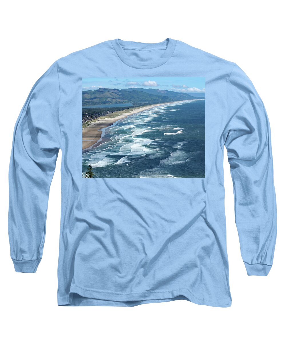 2016 Long Sleeve T-Shirt featuring the photograph Northern Oregon Coast by Gerri Bigler