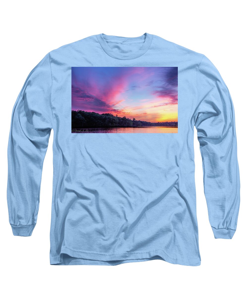 Landscape Long Sleeve T-Shirt featuring the photograph Sunset - Horn Pond by David Lee