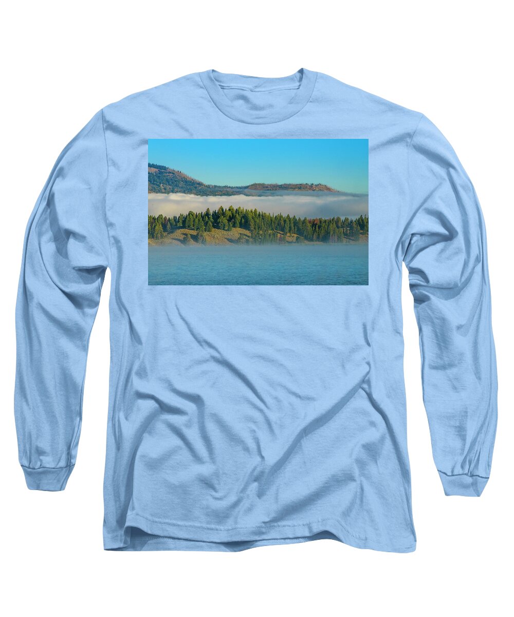 Grand Teton National Park Long Sleeve T-Shirt featuring the photograph The Lakeshore 1 by Melissa Southern