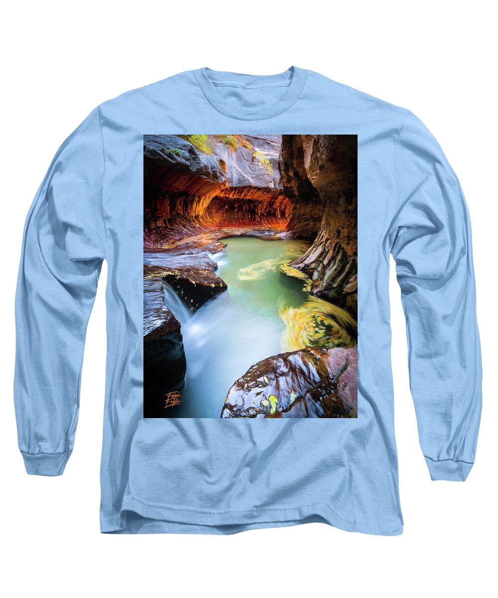 Amaizing Long Sleeve T-Shirt featuring the photograph The Subway Colors by Edgars Erglis