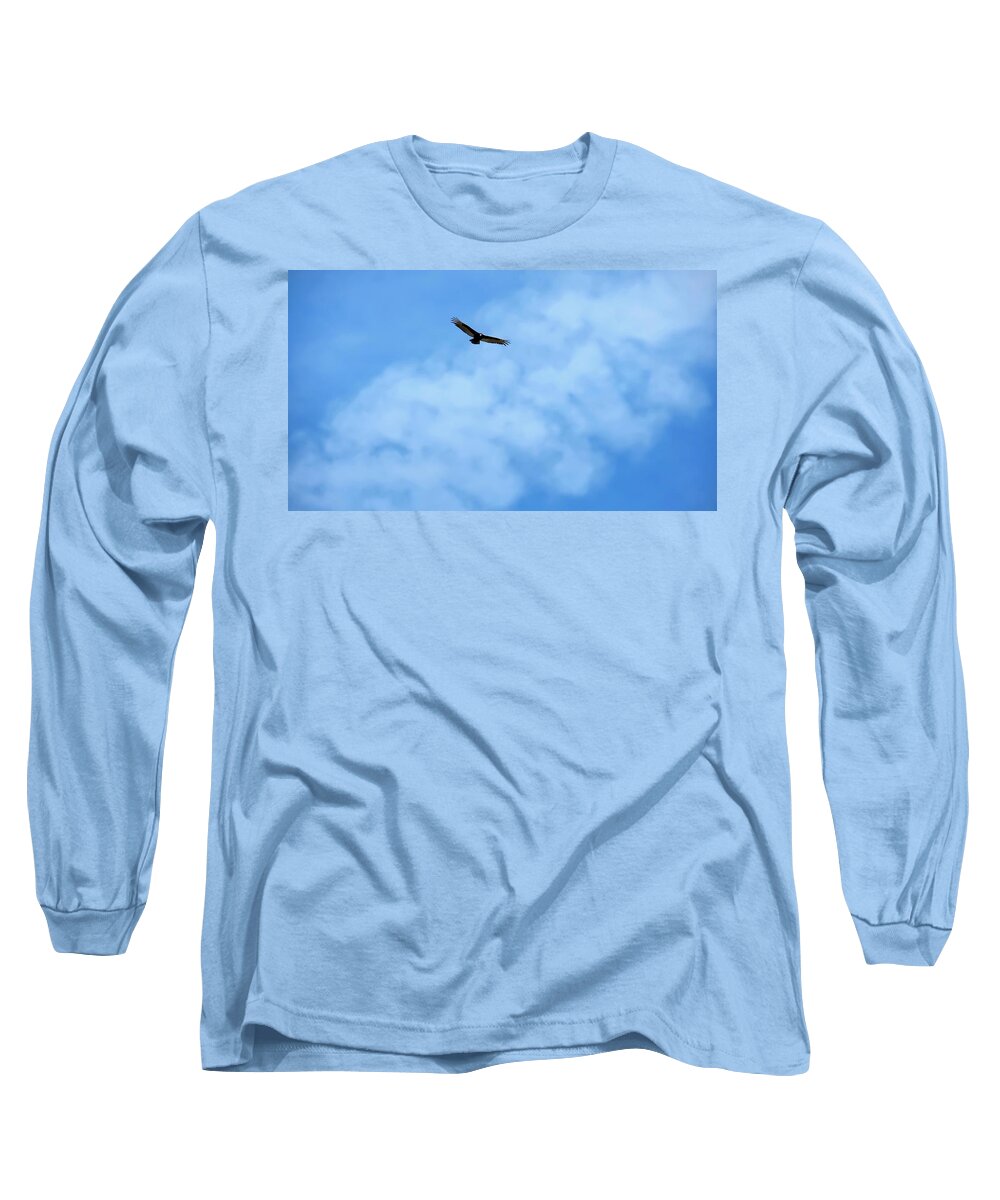 Arizona Long Sleeve T-Shirt featuring the photograph Turkey Vulture in Flight by Judy Kennedy