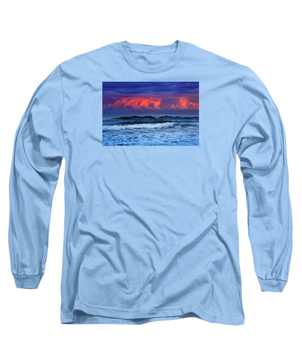 Ocean Art Long Sleeve T-Shirt featuring the photograph Wild Horizons by Az Jackson