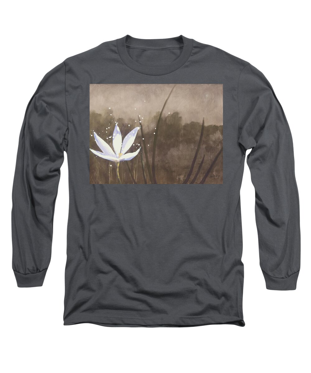 Aesthetic Long Sleeve T-Shirt featuring the painting Awakening by Jerome Lawrence