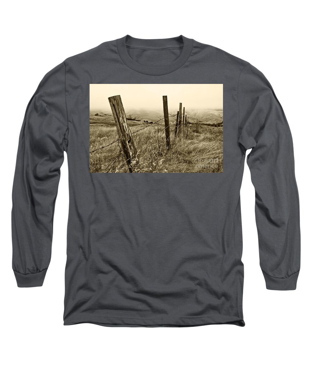 California Long Sleeve T-Shirt featuring the photograph Bay Hill Road by Roselynne Broussard