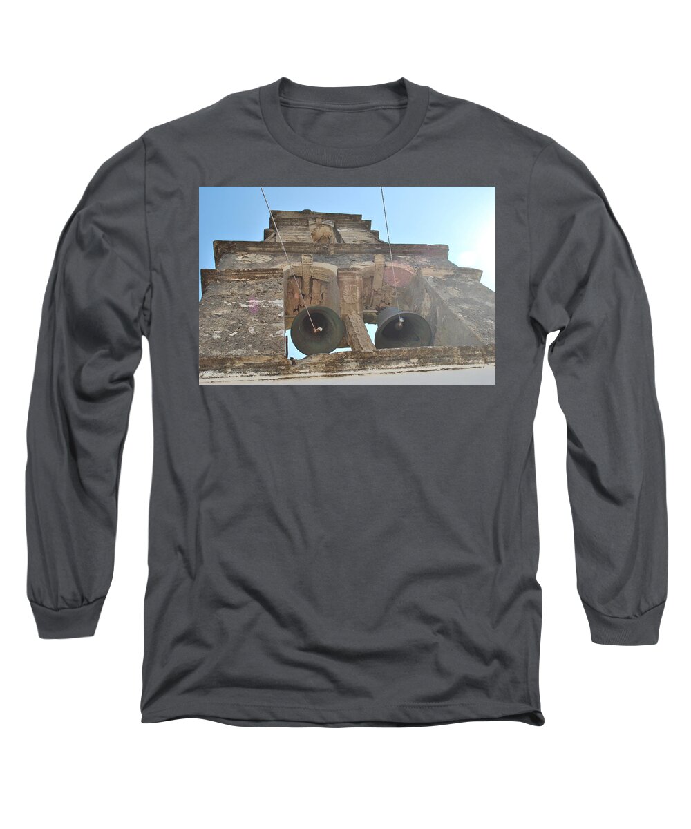 Bell Tower Long Sleeve T-Shirt featuring the photograph Bell Tower 1584 by George Katechis
