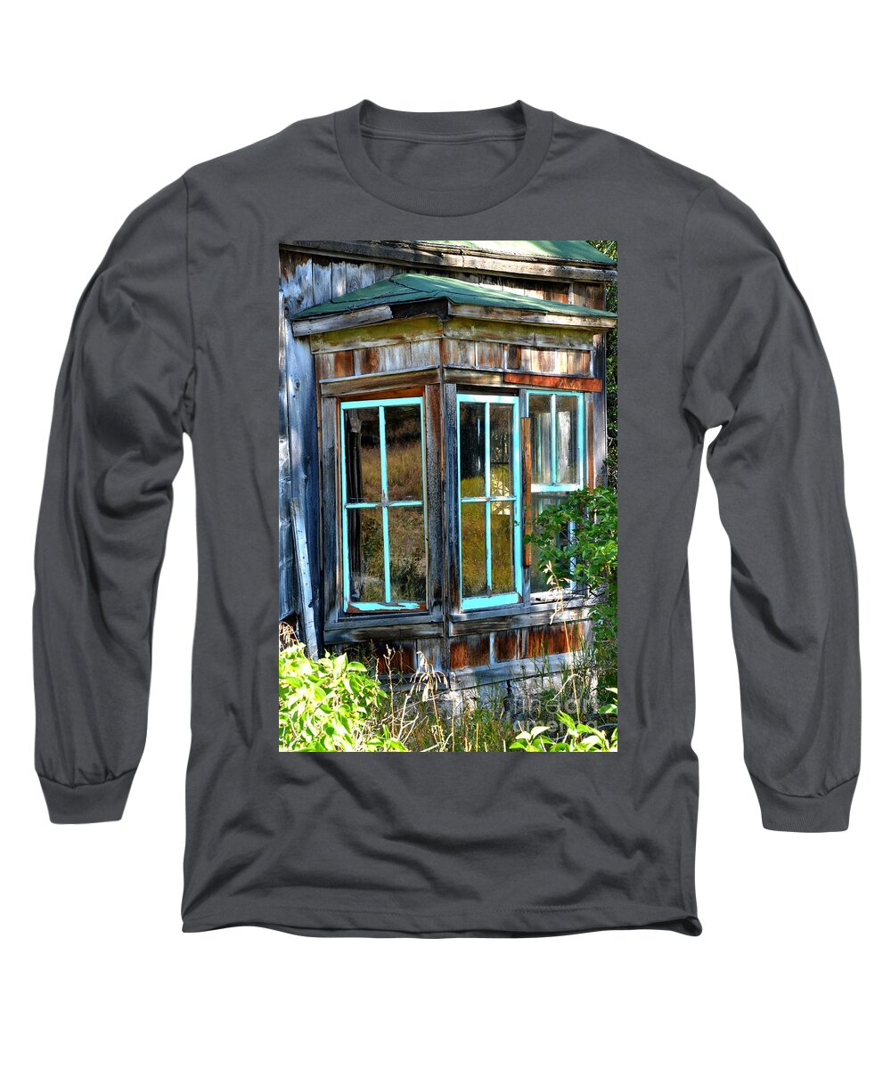 Abstract Long Sleeve T-Shirt featuring the photograph Slightly Askew #2 by Lauren Leigh Hunter Fine Art Photography