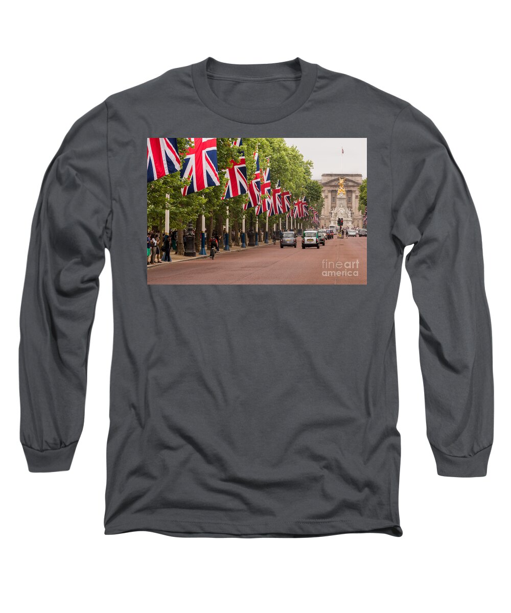 The Mall Long Sleeve T-Shirt featuring the photograph The Mall #2 by Matt Malloy