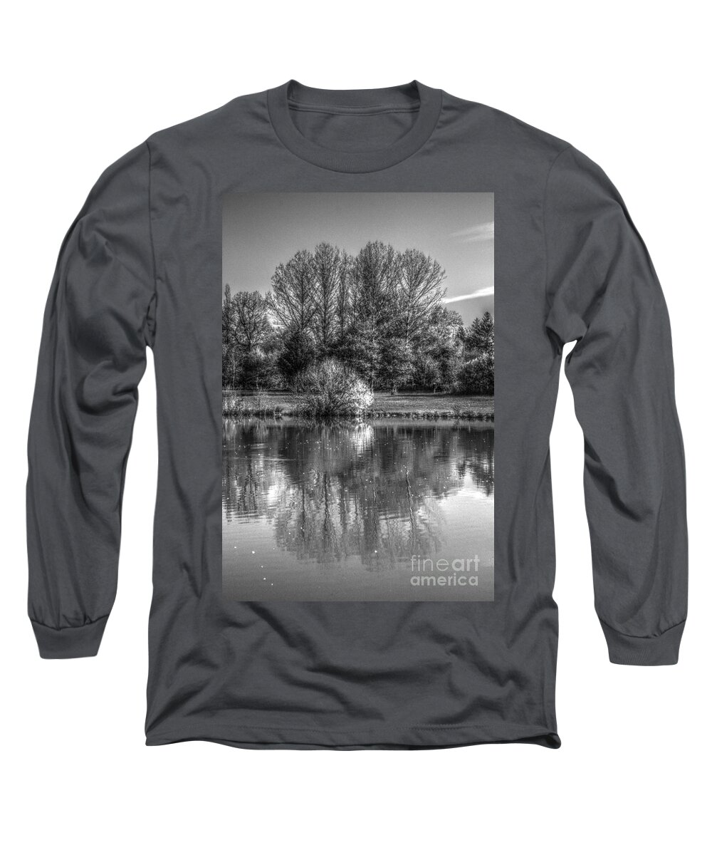 St James Lake Long Sleeve T-Shirt featuring the photograph Lake Reflections #3 by Jeremy Hayden