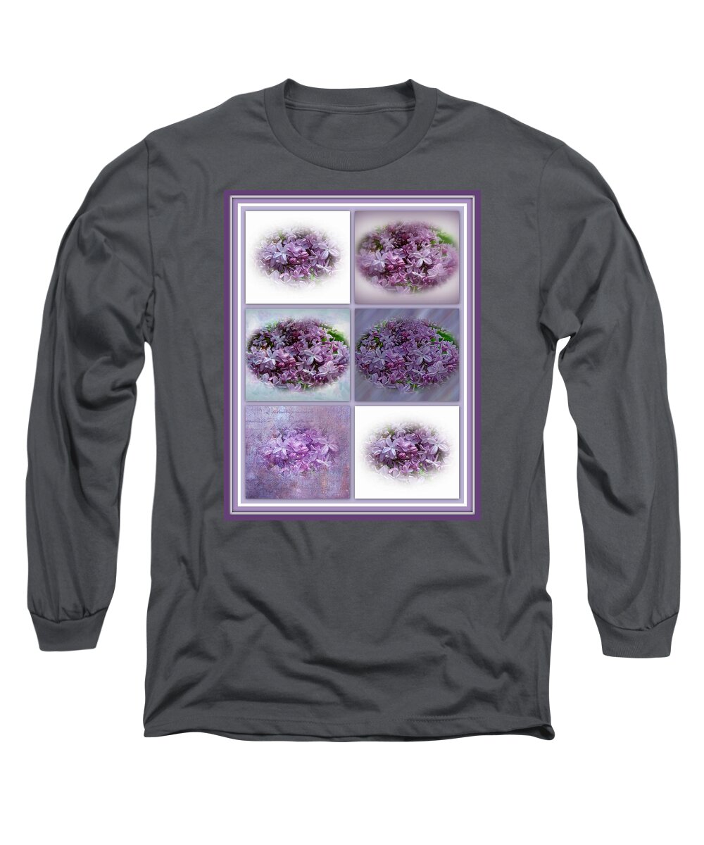 Lilac Long Sleeve T-Shirt featuring the photograph A Bouquet Of Lilacs by Carol Senske