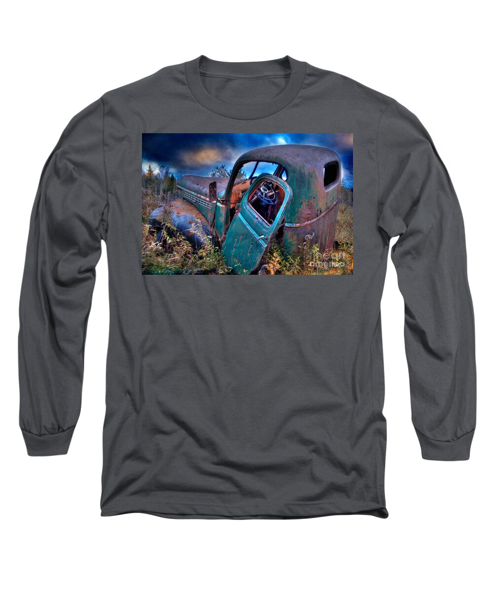 Abandoned Long Sleeve T-Shirt featuring the photograph Abandoned II by Alana Ranney