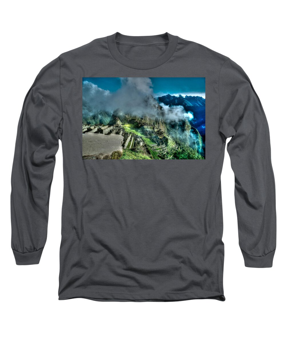 Photograph Long Sleeve T-Shirt featuring the photograph Above The Clouds by Richard Gehlbach