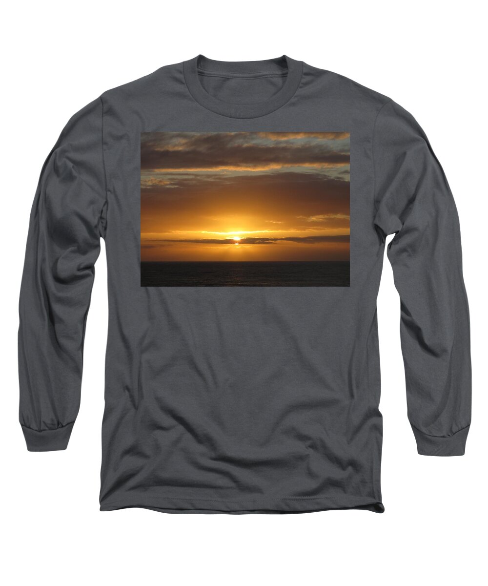 Alaska Long Sleeve T-Shirt featuring the photograph Alaskan Sunset by Jennifer Wheatley Wolf
