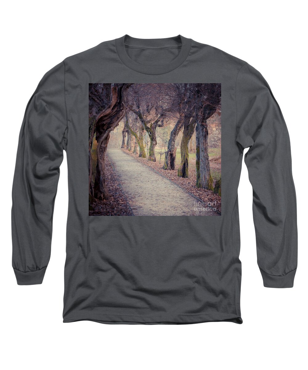 Austria Long Sleeve T-Shirt featuring the photograph Alley - Square by Hannes Cmarits