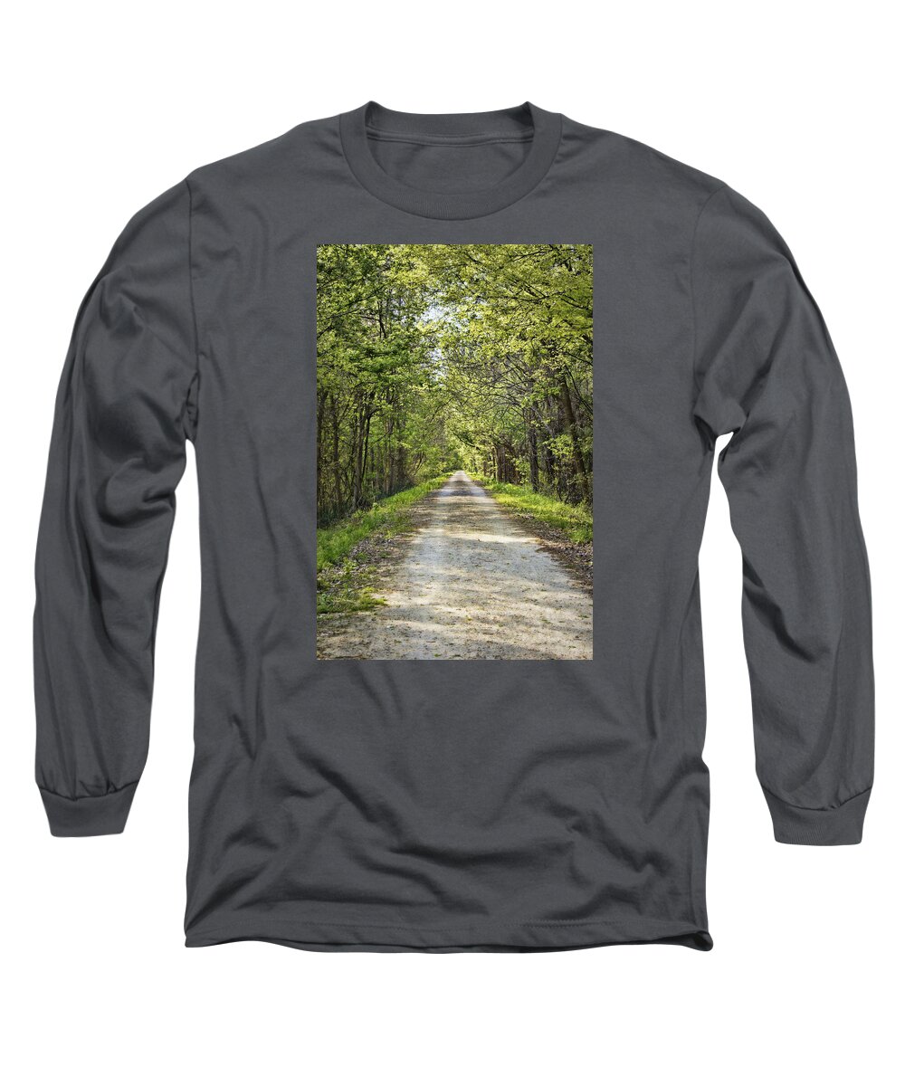 Katy Long Sleeve T-Shirt featuring the photograph Along the Katy Trail by Cricket Hackmann