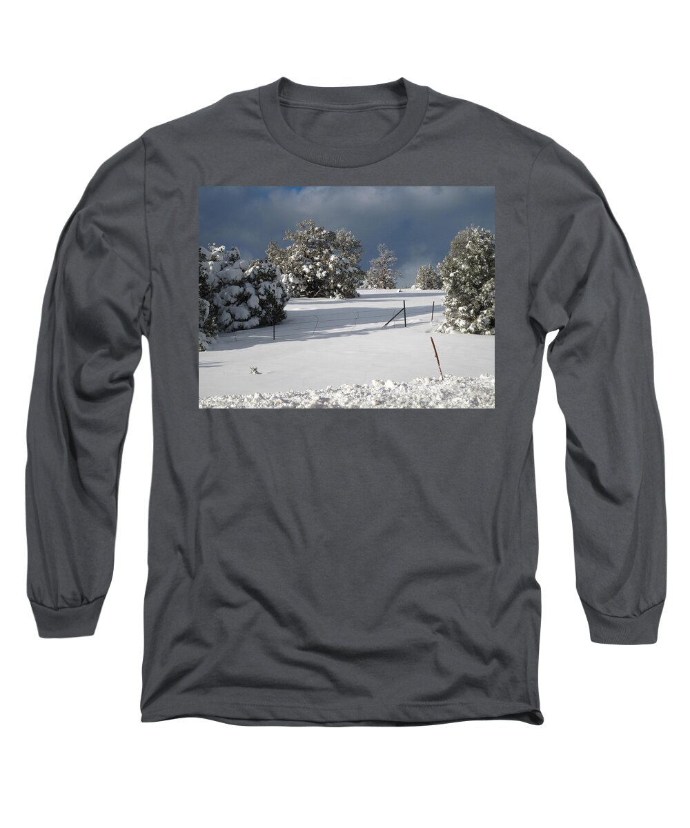  Long Sleeve T-Shirt featuring the photograph Arizona Snow 3 by Gregory Daley MPSA