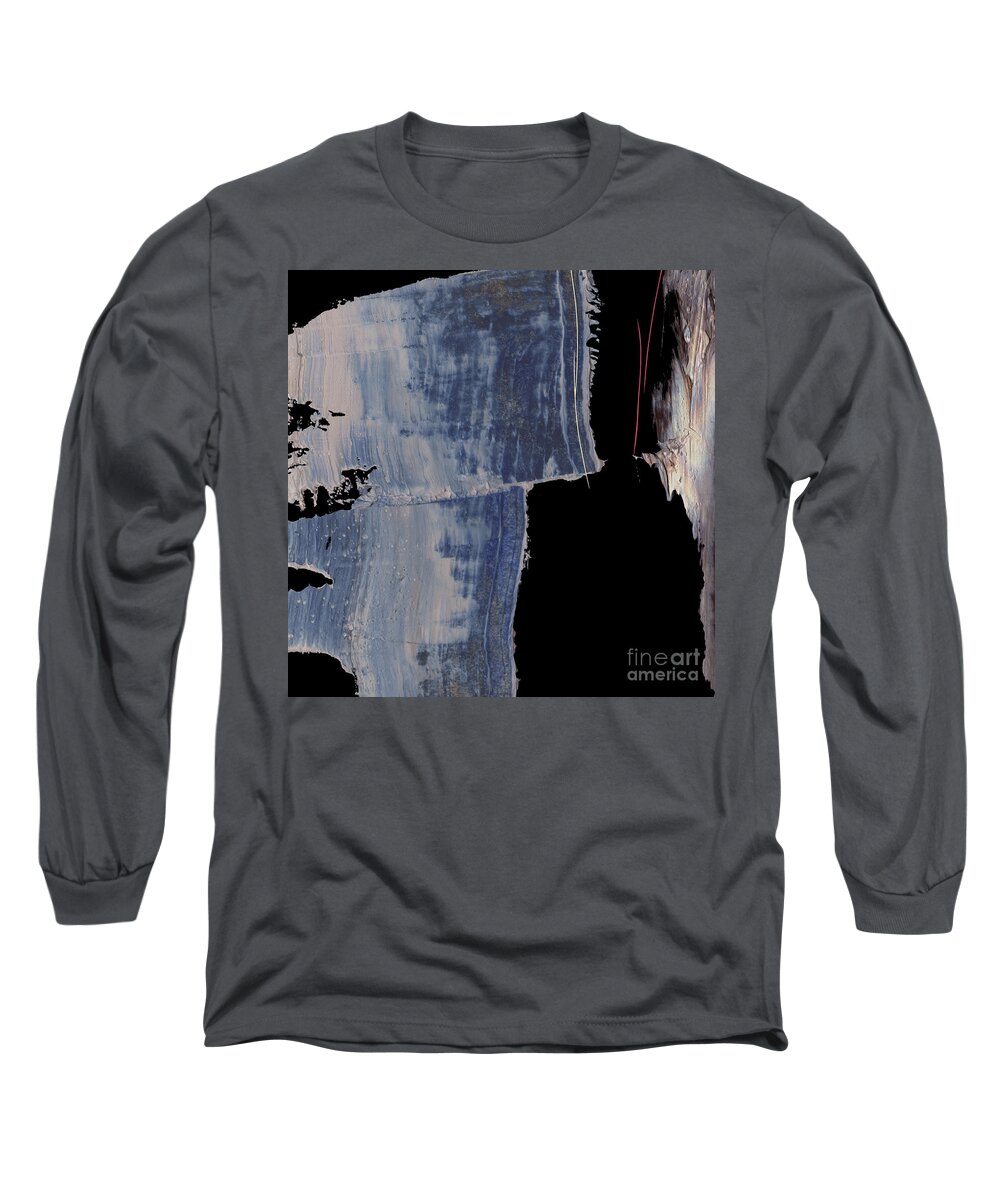 Abstract Long Sleeve T-Shirt featuring the painting Artotem iv by Paul Davenport