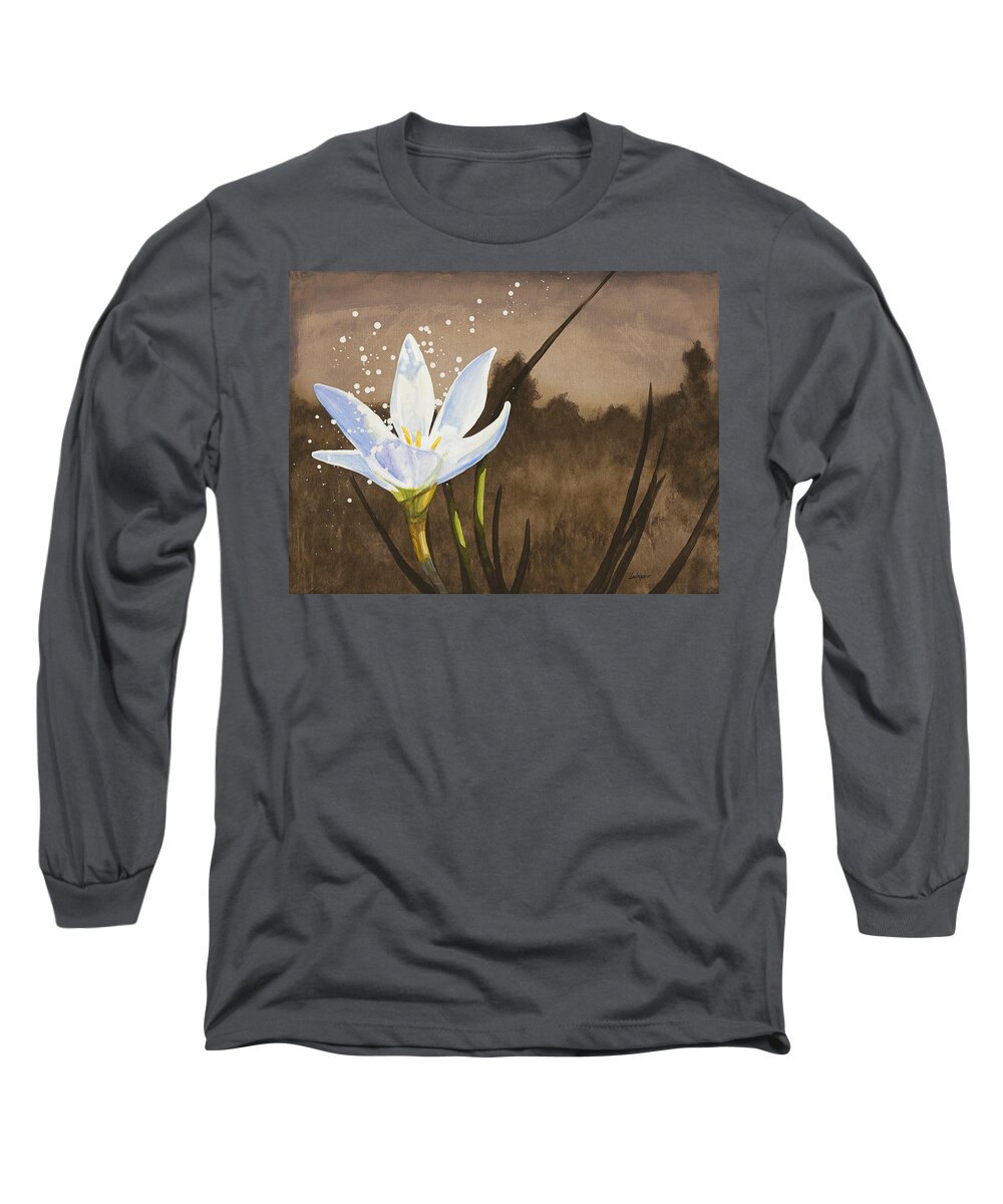 Aesthetic Long Sleeve T-Shirt featuring the painting Awakening II by Jerome Lawrence
