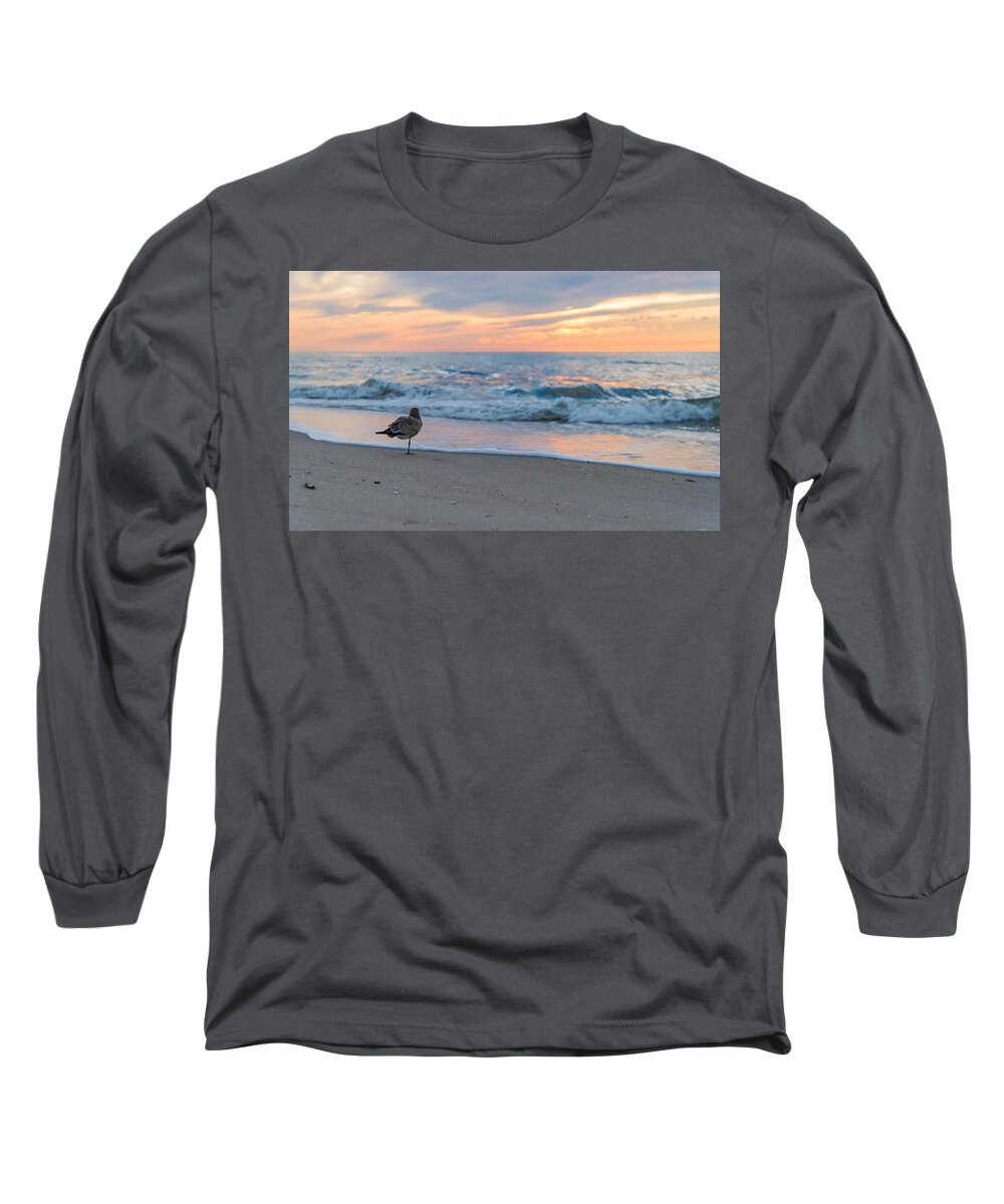 Cape May Long Sleeve T-Shirt featuring the photograph Balance by Kristopher Schoenleber