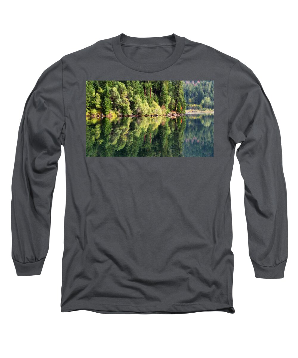 Reflection Long Sleeve T-Shirt featuring the photograph Beautiful Water by KATIE Vigil