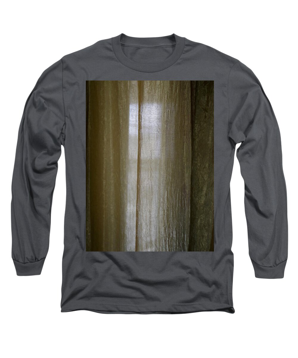  Long Sleeve T-Shirt featuring the photograph Beyond The Curtain by Joseph Hedaya