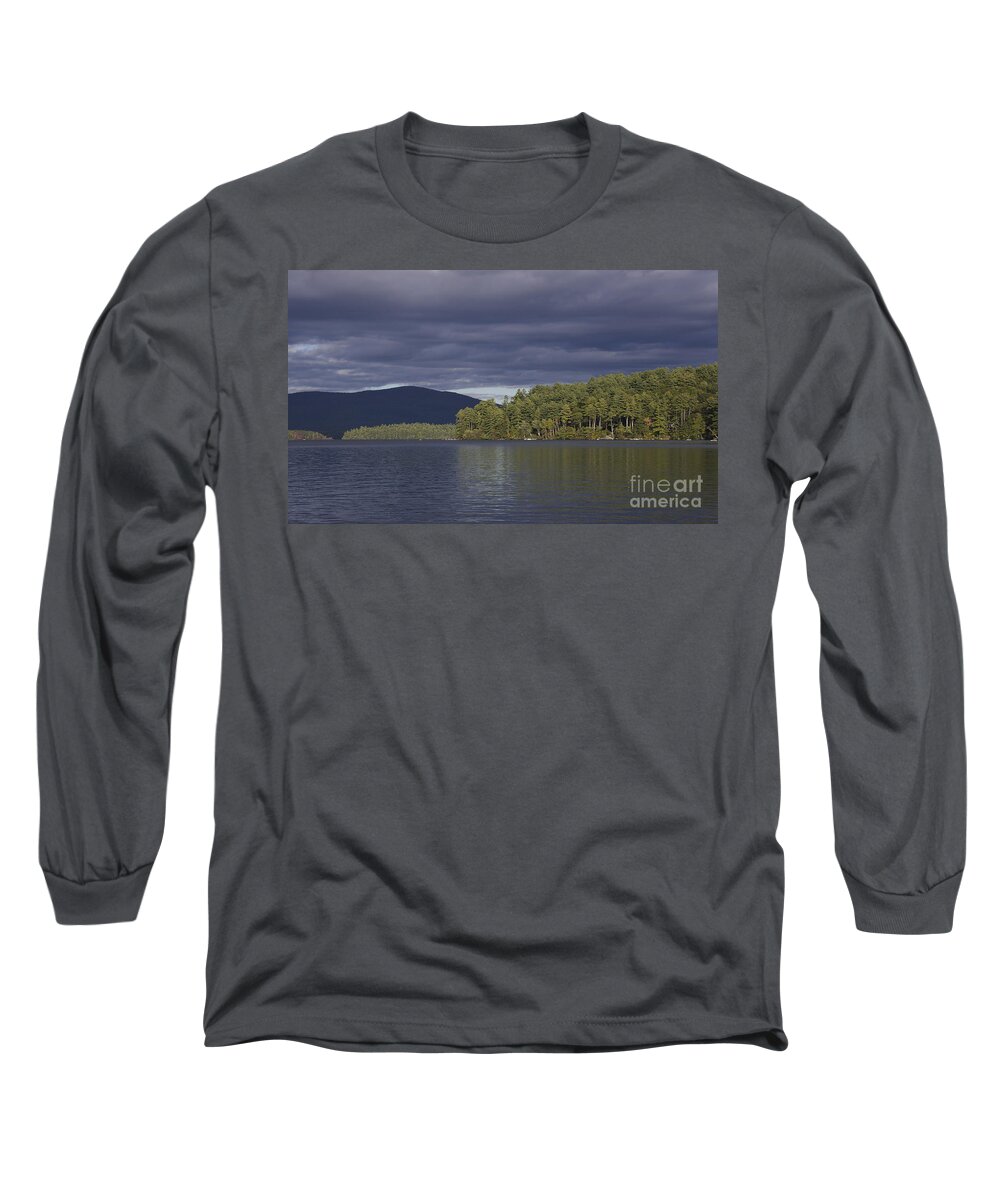 Squam Lake Long Sleeve T-Shirt featuring the photograph Big Squam- Early Autumn by Mike Mooney