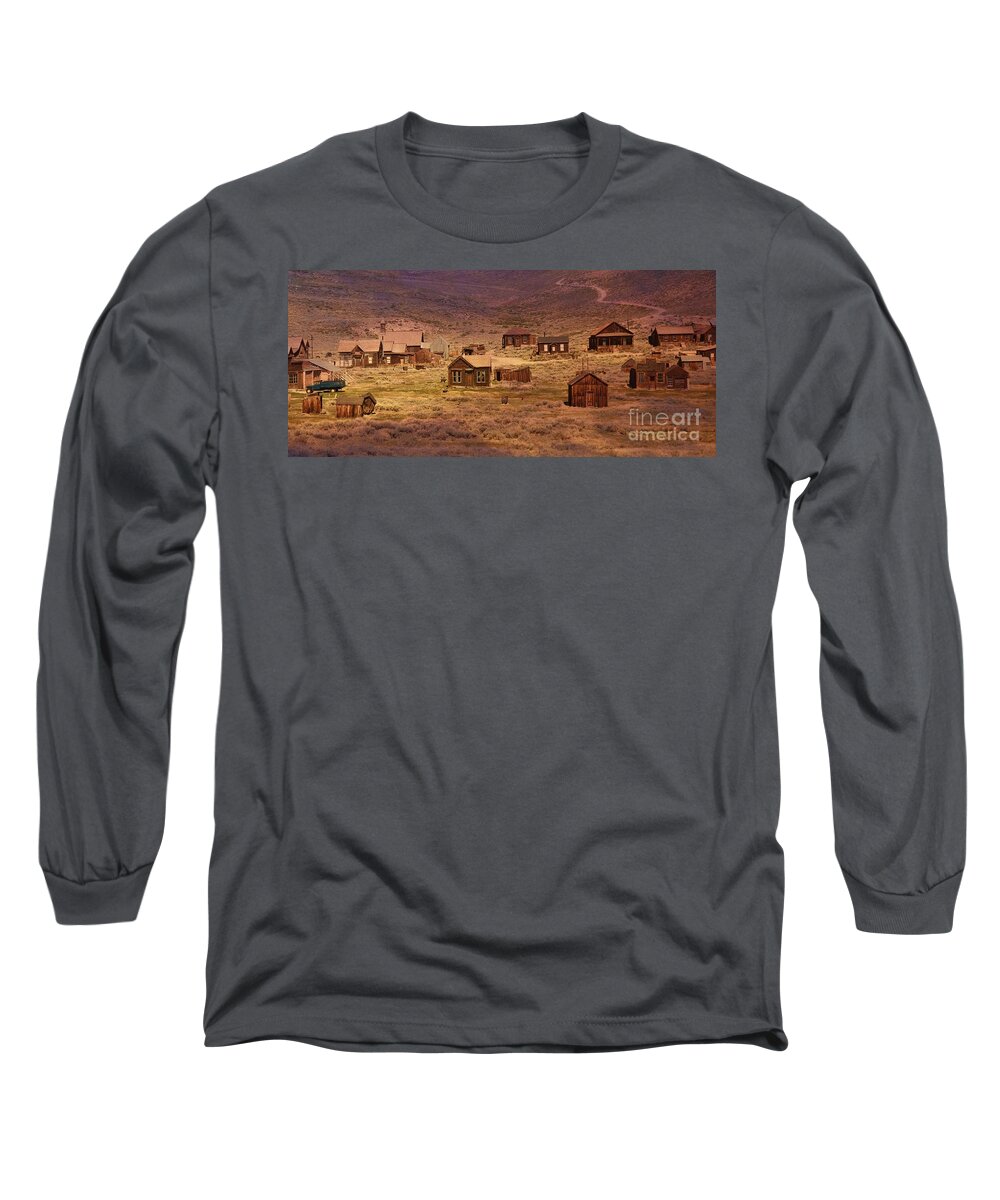 Bodie Long Sleeve T-Shirt featuring the photograph Bodie Ghost Town by Stephanie Laird